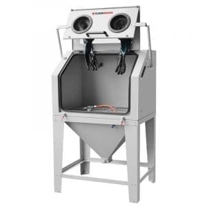 Cabine de sablage 350l ouverture supérieure