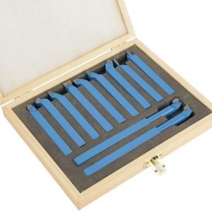 Lot de 11 outils de tour en alliage de carbone 12mm