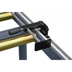 Servante rouleaux convoyeur 3M - 10 rouleaux avec Butée