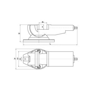 Étau pivotant et inclinable 160mm QHK160 – Image 5