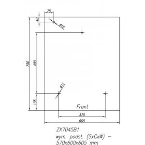 SOCLE ZX 7045-B1