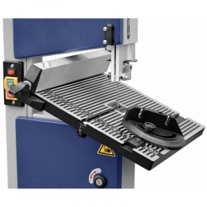 Scie à ruban bois table inclinante et guide Cormak BS200