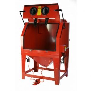 Cabine de sablage 990 Litres rouge