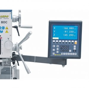 Perceuse fraiseuse taraudeuse Bernardo BF 35 BDC incl. avance et indicateur digital 3 axes - Affiche Digitales