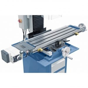 Perceuse fraiseuse taraudeuse Bernardo BF 35 BDC incl. avance et indicateur digital 3 axes - Avance automatique de la table