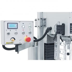Perceuse fraiseuse taraudeuse Bernardo BF 35 BDC incl. avance et indicateur digital 3 axes - Commande