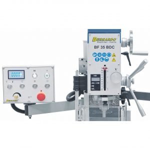 Perceuse fraiseuse taraudeuse Bernardo BF 35 BDC incl. avance et indicateur digital 3 axes - Profondeur de perçage.