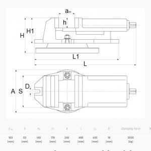 Etau QHK200 dimensions