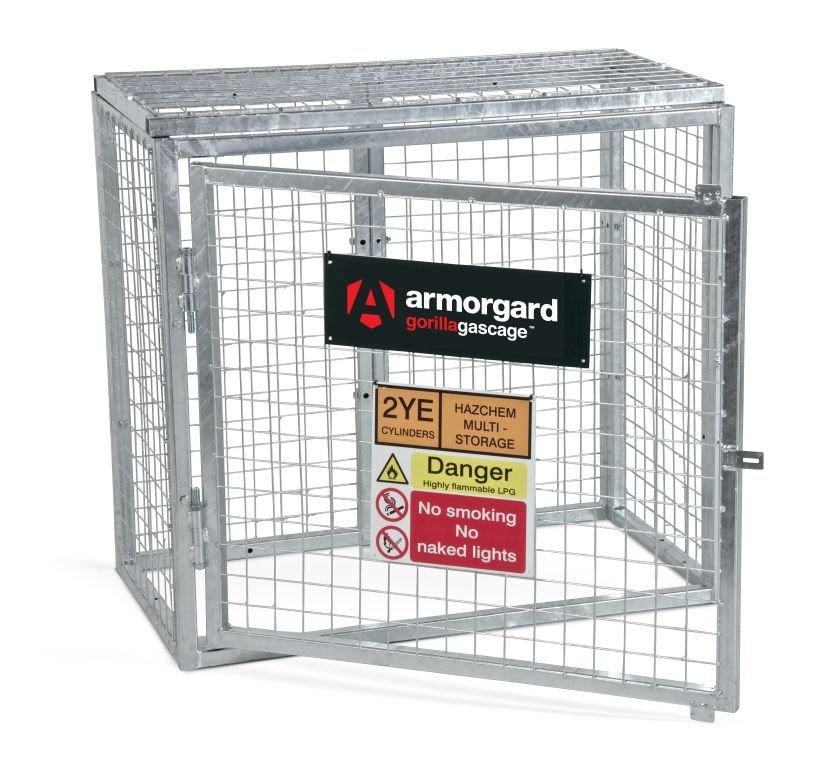 Cage Stockage Bouteilles de gaz - Armorgard GGC1