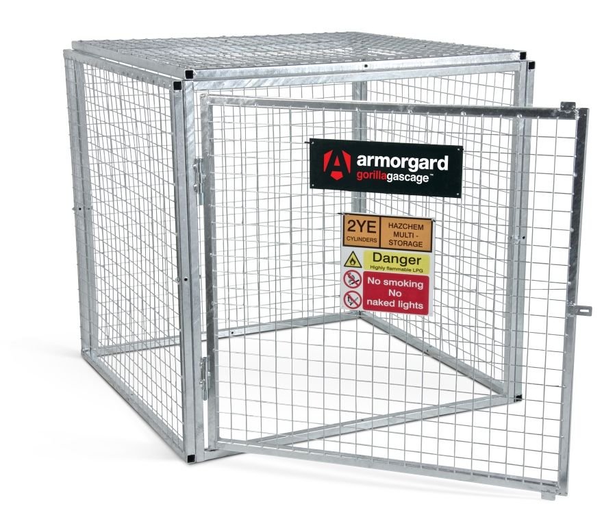 Cage Stockage Bouteilles de gaz - Armorgard GGC4