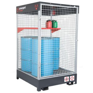 Cage-de-stockage-substances-dangereuses-Armorgard-Drumcage
