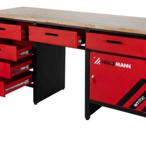 Etabli atelier WT1700 Holzmann tirroirs ouvert