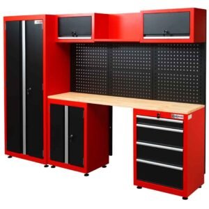 Etabli atelier avec armoires WESS13 Holzmann 06