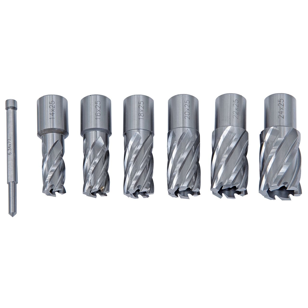 Kit de forets HSS CDL 14 a 24mm Prof. 25mm 02