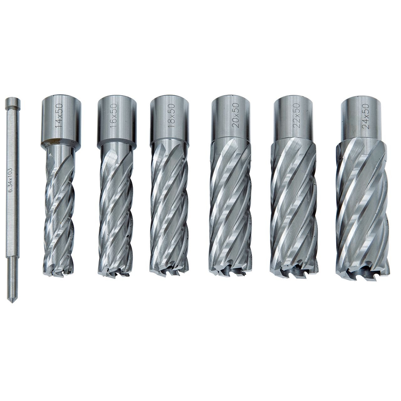 Kit de forets HSS CDL 14 a 24mm Prof. 50mm 02