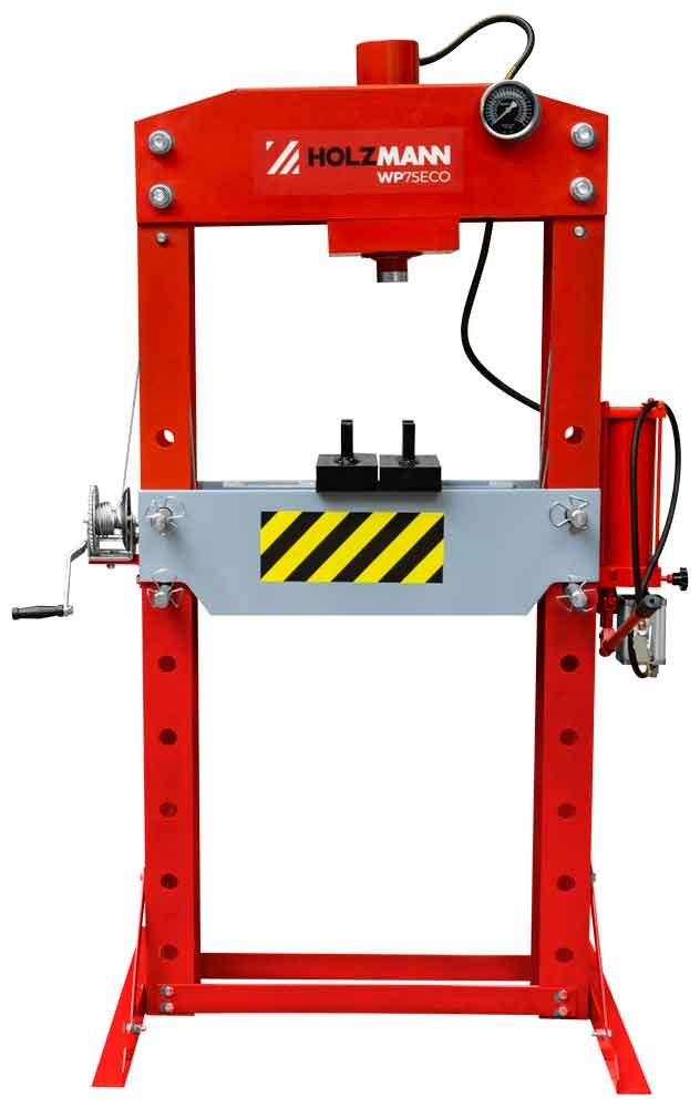 Presse hydraulique Holzmann WP75ECO Vue d'en face