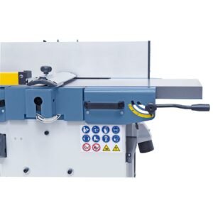 Dégauchisseuse Raboteuse arbre hélicoïdal Bernardo AD 260 S 230v Reglage simple et rapide de l'enlevement par passe jusqu'a 3mm maxi