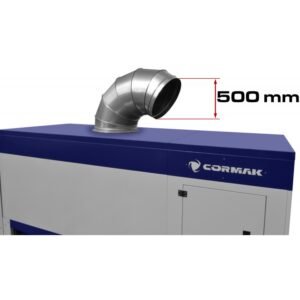 Aspirateur à copeaux pour bois Cormak DCV11300 TC - 400V Bouche de sortie
