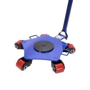 Patin rouleur fortes charges orientables 4 tonnes 5 roues