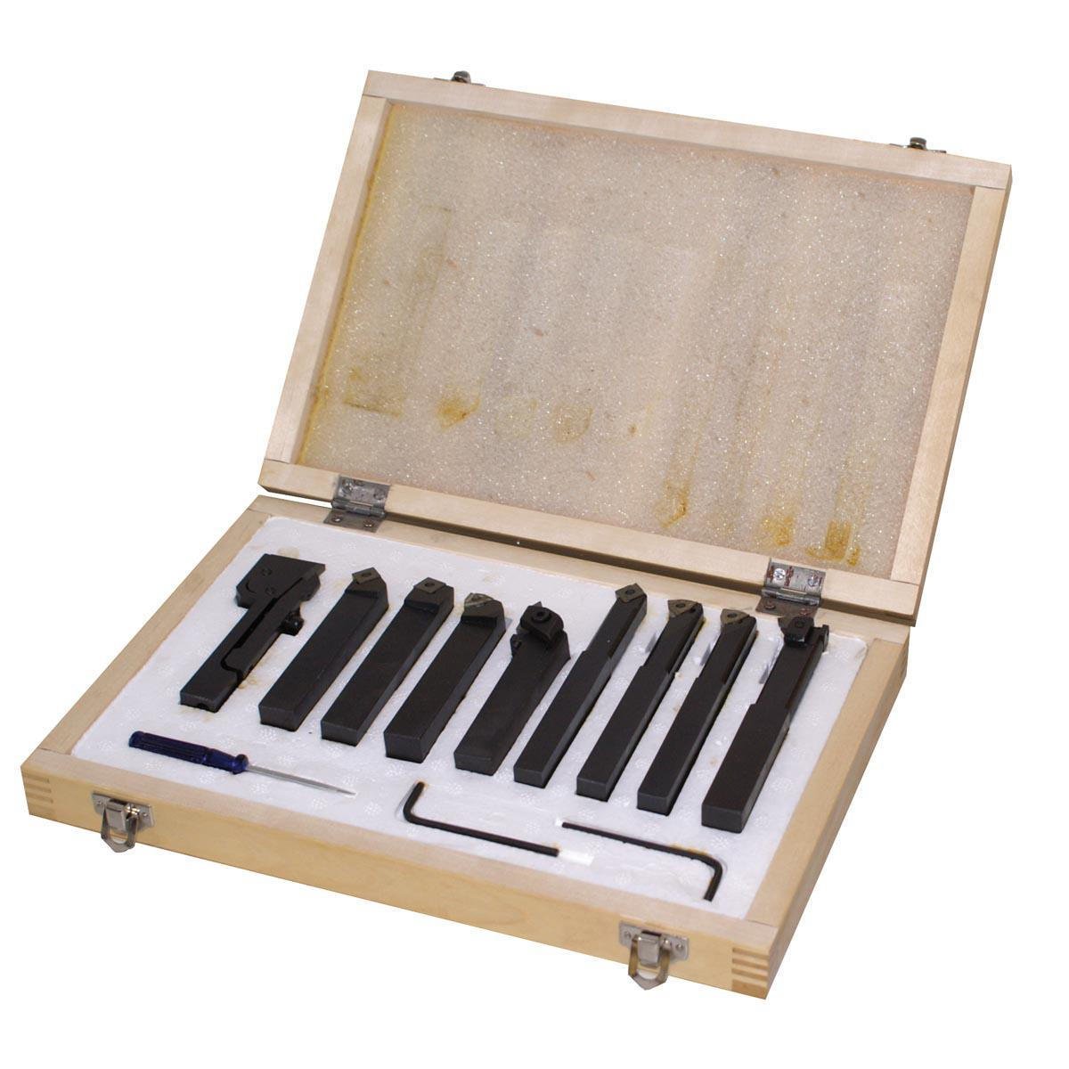 Jeu d'outils de coupe tour à métaux 16mm Holzmann 9TLG16