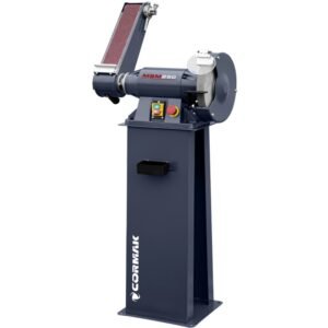 Touret à meuler bande et disque industriel Cormak MSM250 avec socle 01
