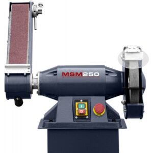 Touret a meuler bande et disque industriel Cormak MSM250 avec socle 05