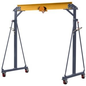 Grue Portique mobile d'atelier 2Tonnes - 2000kg Cormak PK2 Avec Treuil non inclus