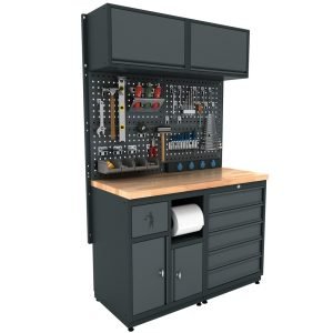 Établi atelier avec armoires BoxOutils Expert Module 1 – Image 2