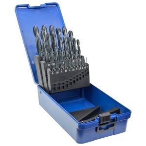 Coffret de forets HSS Laminés 1 à 13mm - 25 pièces