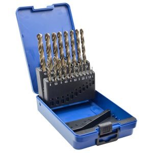 Coffret de forets HSS Cobalt Co5 DIN 338 1 à 13mm - 25 pièces