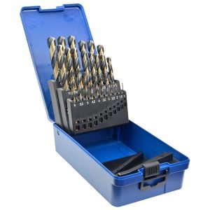Coffret de forets HSS Gold 1 à 13mm - 25 pièces