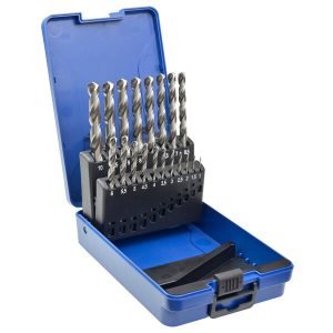 Coffret de forets HSS-G DIN 338 1 à 10mm - 19 pièces