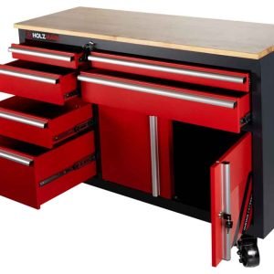 Ensemble établi métallique + table Holzmann WEWA1216SET