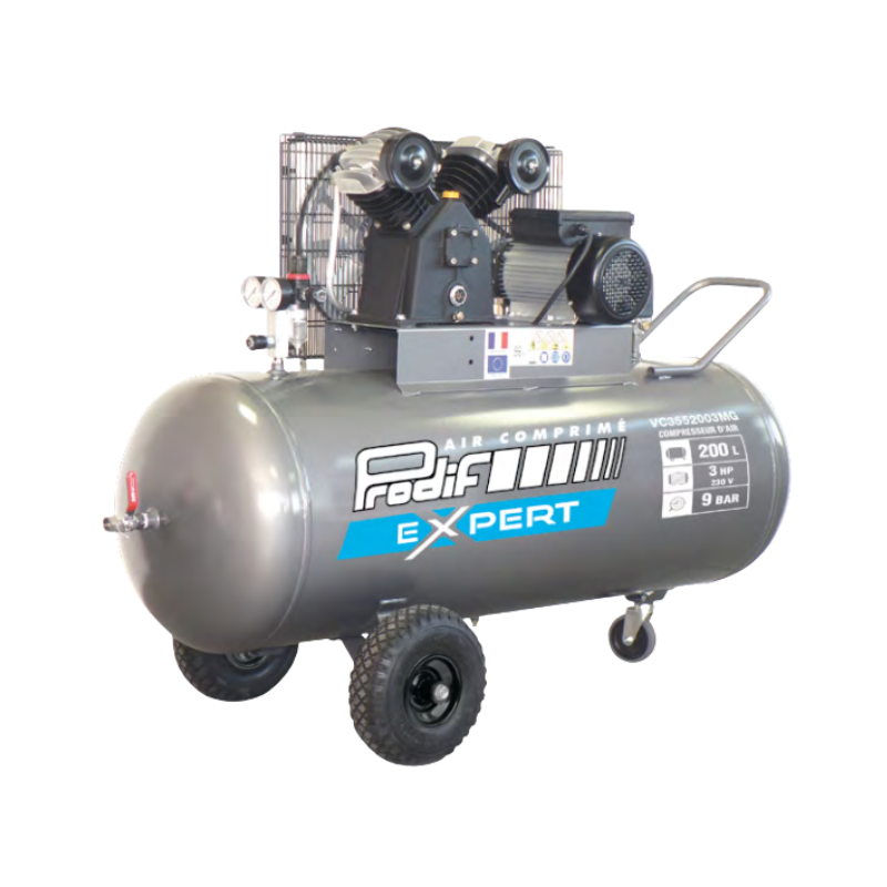 Compresseur 200 litres 3cv