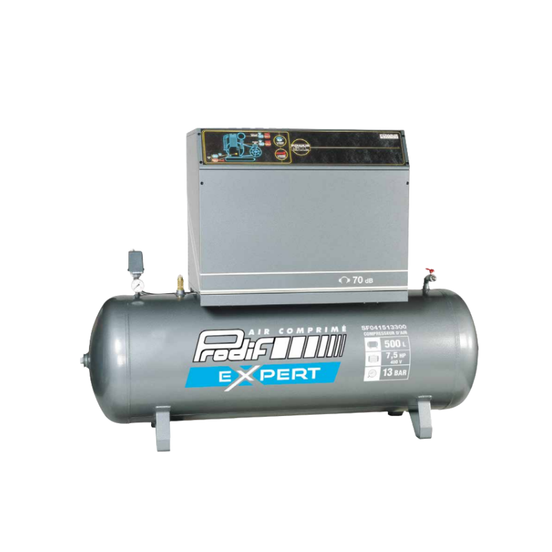 Compresseur silencieux 500 litres 7,5cv 400V