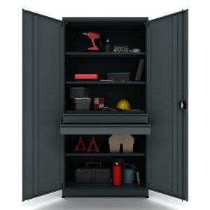 Armoire d'atelier 2 portes + 2 tiroirs VBG95D2L 03