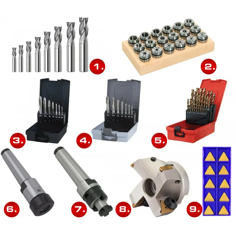 Kit de démarrage d'outils pour fraiseuses MK3
